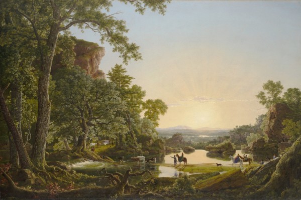 Hartford Courant by Frederic Edwin Church